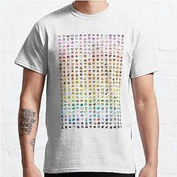 Animal Crossing T-Shirts - Villager Rainbow  Classic T-Shirts RB3004