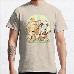 Animal Crossing T-Shirts - Isabelle and K.K. Slider Classic T-Shirts RB3004