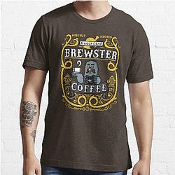 Animal Crossing T-Shirts - Brewster's Cup of Coo'ffee  Essential T-Shirts RB3004