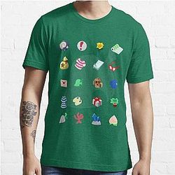Animal Crossing T-Shirts - Animal Crossing: Your Pockets Are Full Essential T-Shirts RB3004