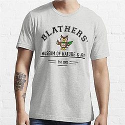 Animal Crossing T-Shirts - Blathers' Museum Essential T-Shirts RB3004
