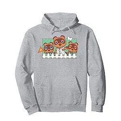 New Horizons Tom Nook Family Panel Animal Crossing Hoodies