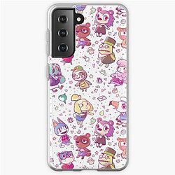 Animal Crossing Cases - Animal Crossing Pattern Samsung Galaxy Soft Case RB3004
