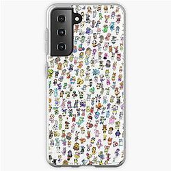 Animal Crossing Cases - Animal Crossing New Leaf  -  All Villagers Samsung Galaxy Soft Case RB3004