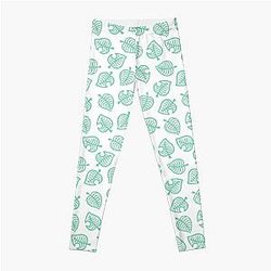 Animal Crossing Leggings - Leaf pattern Leggings RB3004