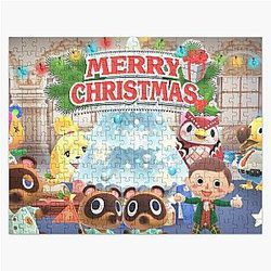 Animal Crossing Puzzles -  Inspired Artwork  -  Merry Christmas Jigsaw Puzzle RB3004