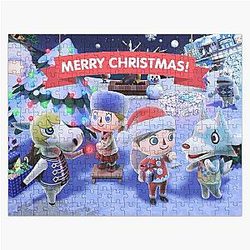 Animal Crossing Puzzles - Inspired Artwork ( Merry Xmas ) Jigsaw Puzzle RB3004