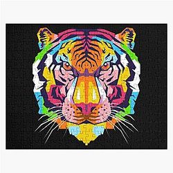 Animal Crossing Puzzles - The Tiger Head Jigsaw Puzzle RB3004