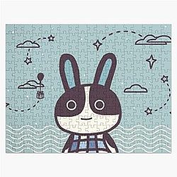Animal Crossing Puzzles - Rabbit Dotty Animal Villager | illustration Jigsaw Puzzle RB3004