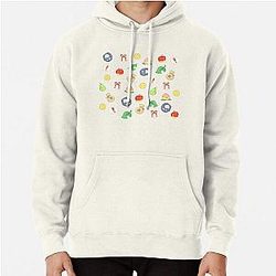 Animal Crossing Hoodies - Logo Pattern Pullover Hoodie RB3004