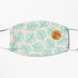 Animal Crossing Face Masks - Nook's new horizons shirt Flat Mask RB3004