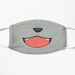 Animal Crossing Face Masks - Raymond's mouth Flat Mask RB3004