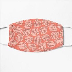 Animal Crossing Face Masks - Isabelle Leaf Pink Flat Mask RB3004