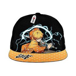 Zenitsu Cap Hat Donder Ademend Anime Kimetsu Snapback GOTK2402