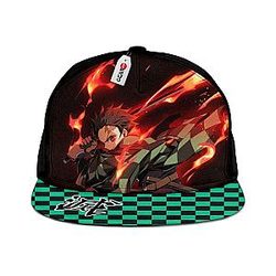 Taniro Cap Hat Zon Ademende Anime Kimetsu Snapback GOTK2402