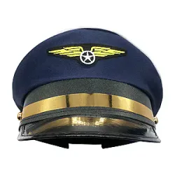 Herren Rolle spielen Sailors Caps Flugzeug Uniform Cap Flight Plane Captain Hats Cosplay