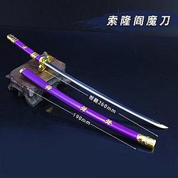 One Piece Katanas - ONE PIECE 25CM Metal Katana Cosplay Anime Weapon Model Toy Collection Gift
