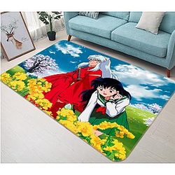Inuyasha Rugs - 3D Inuyasha 1273 Anime Non Slip Rug Mat Official Store YYA1612