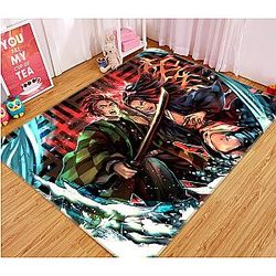 Demon Slayer Rugs - 3D Kimetsu No Yaiba 1160 Anime Non Slip Rug Mat Official Store YYA1612