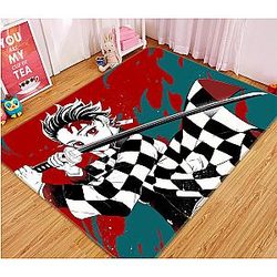 Demon Slayer Rugs - 3D Kimetsu No Yaiba 1175 Anime Non Slip Rug Mat Official Store YYA1612