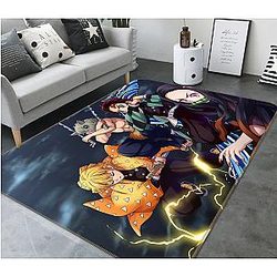 Demon Slayer Rugs - 3D Kimetsu No Yaiba 1200 Anime Non Slip Rug Mat Official Store YYA1612