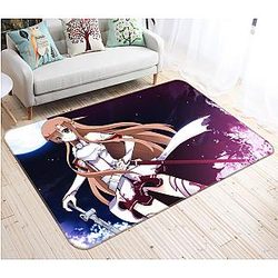 Sword Art Online Rugs - 3D Sword Art Online 2073 Anime Non Slip Rug Mat Official Store YYA1612