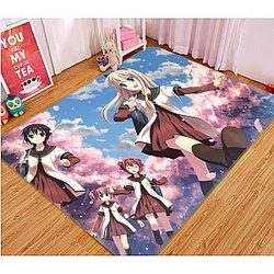 YuruYuri Rugs - 3D Yuruyuri 1546 Anime Non Slip Rug Mat Official Store YYA1612