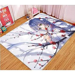 3D Flower Season Girl 1560 Anime Non Slip Rug Mat Official Store YYA1612