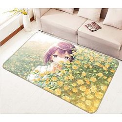3D Flower Season Girl 1682 Anime Non Slip Rug Mat Official Store YYA1612
