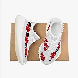 Naruto Shoes - Akatsuki Naruto Kids White Nishi-YZ Shoes Official Store AS0612