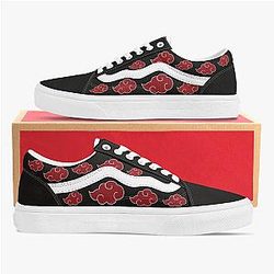 Naruto Shoes - Akatsuki Naruto Custom Toshi Canvas Shoes Official Store AS0612
