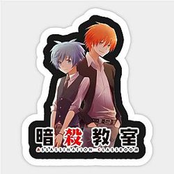 assassination classroom back to back Sticker TP0401