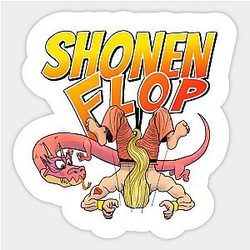 Shonen Flop Logo (Transparent) Sticker TP0401
