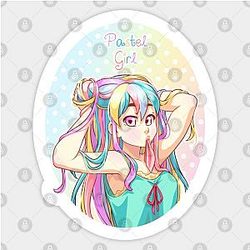 Pastel Girl 2 Sticker TP0401
