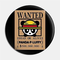 Wanted Pirate Panda Pin TP0501