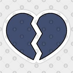 Makino Ruki (Digimon Tamers) Broken Heart Sticker TP0401