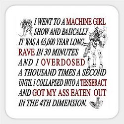 Machine Girl Sticker TP0401