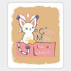 Le Gatomon L'ange De Lumière Sticker TP0401