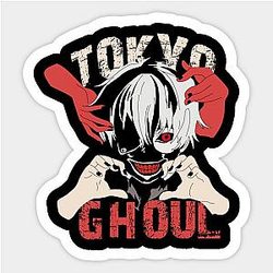 Ken Kaneki Tokyo Ghoul, Anime Sticker TP0401