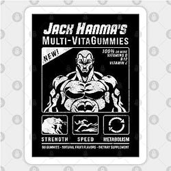 Jack Hanma's Multi-VitaGummies Sticker TP0401