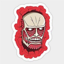 Here's Titan Sticker TP0401