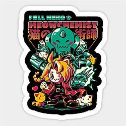 Full Neko Meowchemist Sticker TP0401