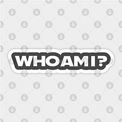 Ertegun (Carole and Tuesday) WHO AM I? Sticker TP0401
