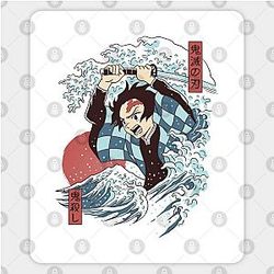 Demons Slayer Ukiyo E Sticker TP0401