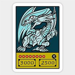 Blue Eyes Card Sticker TP0401