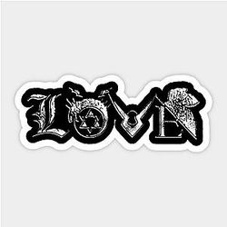 Anime Love (weiß) Sticker TP0401