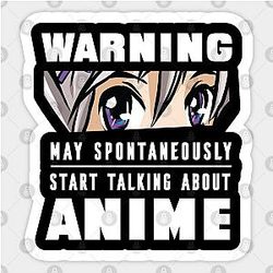 Anime Lover Sticker TP0401