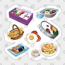 Anime Food Sticker TP0401