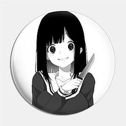 Crazy Anime Girl Pin TP0501
