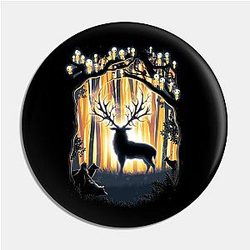 Deer God Please Save Our Forest Pin TP0501